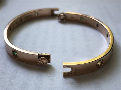 screw bracelet cartier|cartier bracelet how to open.